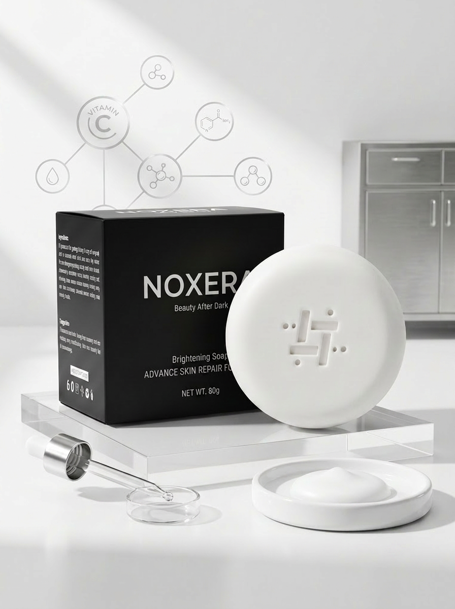 Noxera Brightening Soap – Advance Skin Repair Formula (80g)