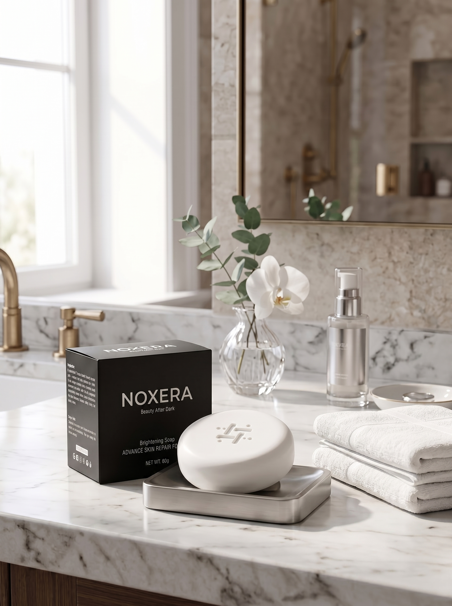 Noxera Brightening Soap – Advance Skin Repair Formula (80g)